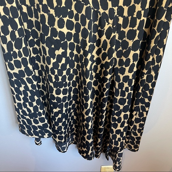 Who What Wear Animal Dot Print Asymmetrical Midi Skirt, Size 8 - Picture 10 of 15